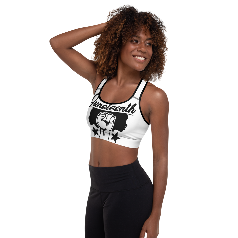 Padded Sports Bra JUNETEENTH