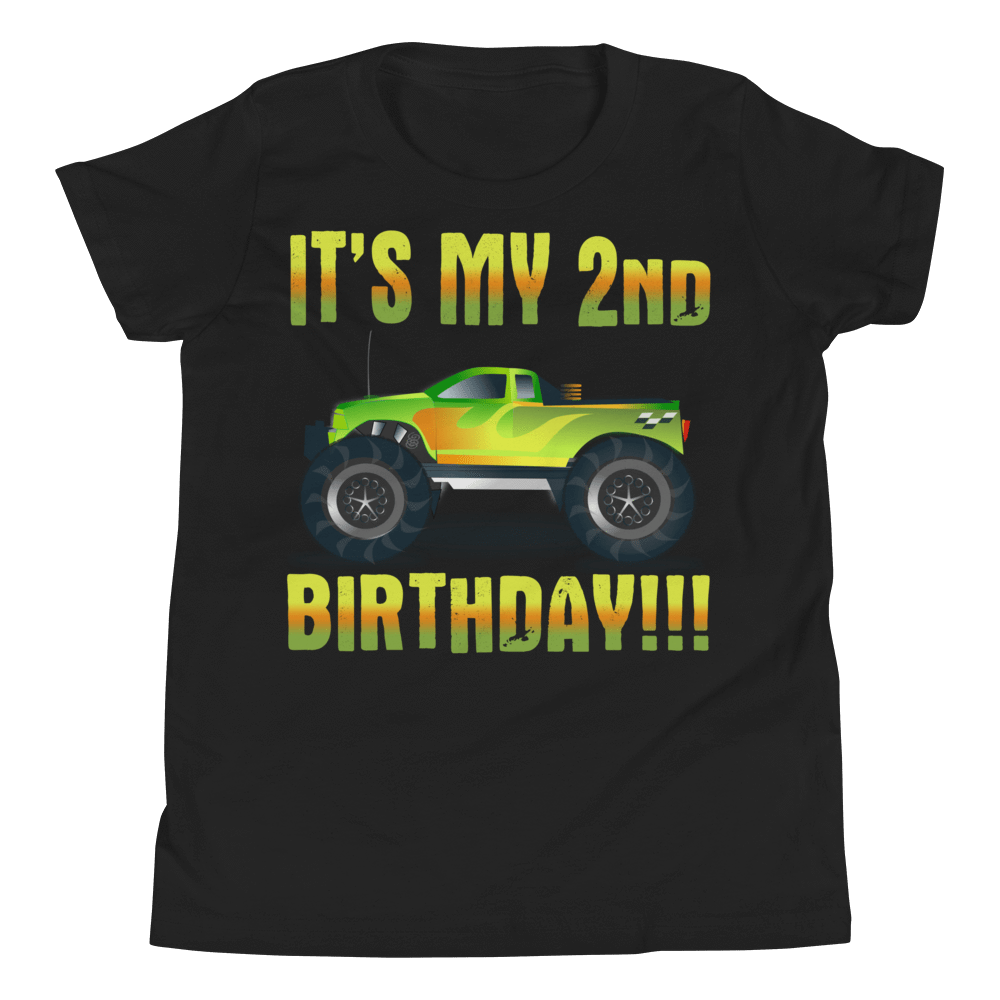 Youth Short Sleeve T-Shirt IT'S MY 2ND BIRTHDAY!!! - HILLTOP TEE SHIRTS