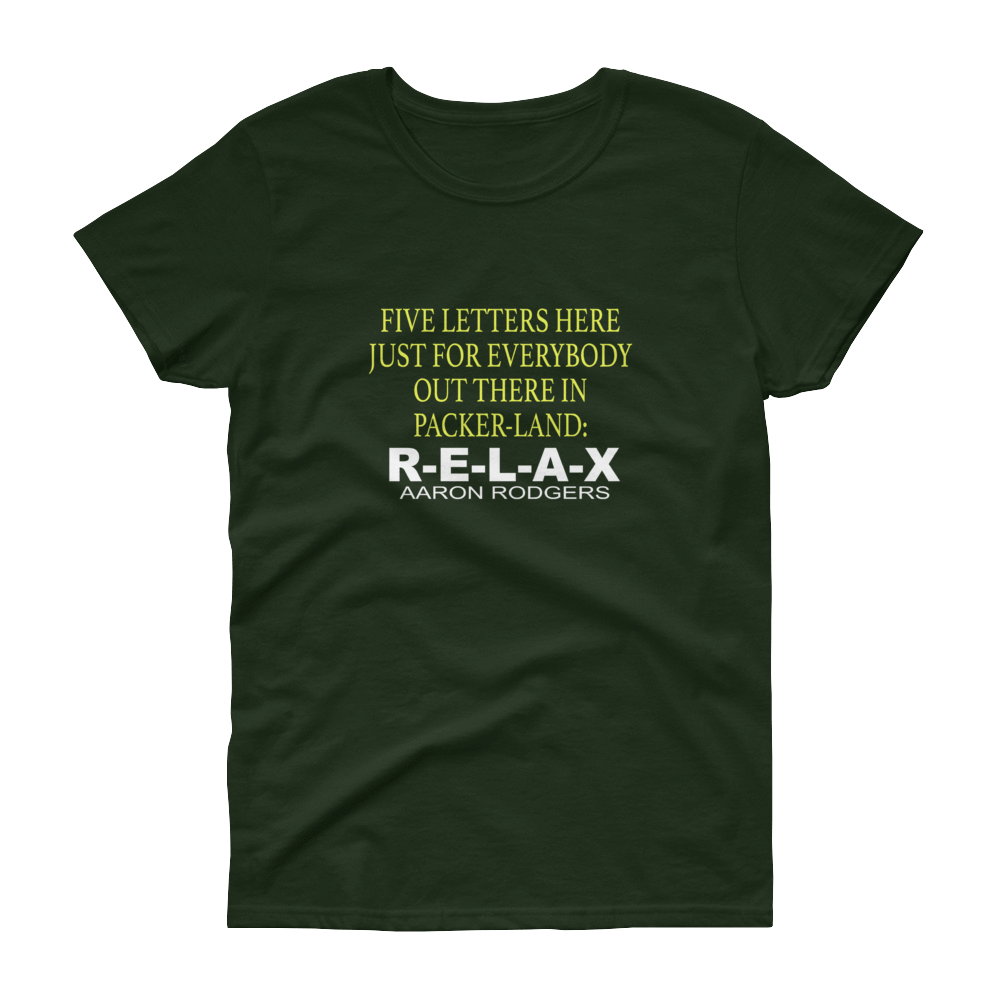 Women's short sleeve t-shirt-FIVE LETTERS HERE JUST FOR EVERYBODY OUT THERE IN PACKER-LAND: - HILLTOP TEE SHIRTS