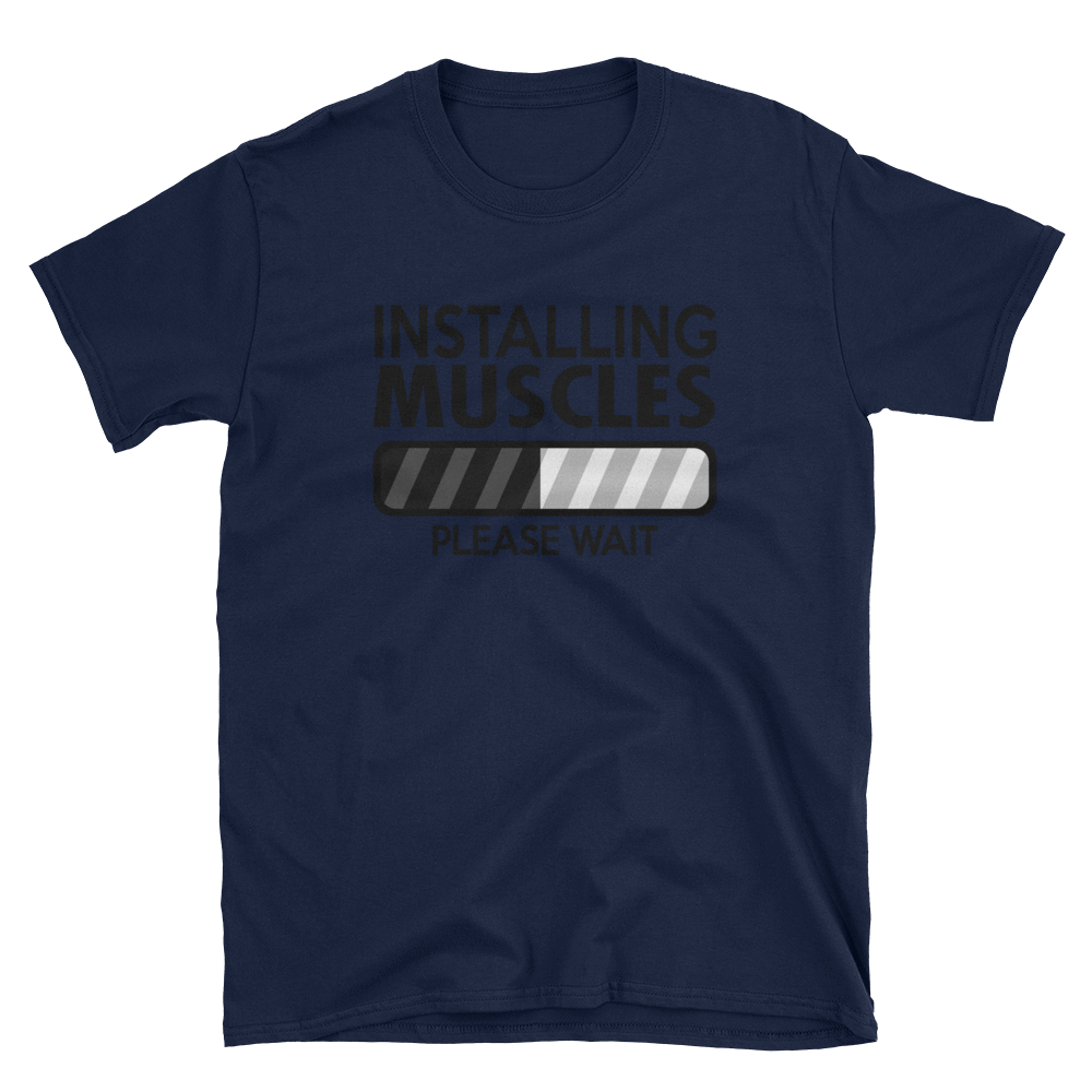 INSTALLING MUSCLES PLEASE WAIT - HILLTOP TEE SHIRTS