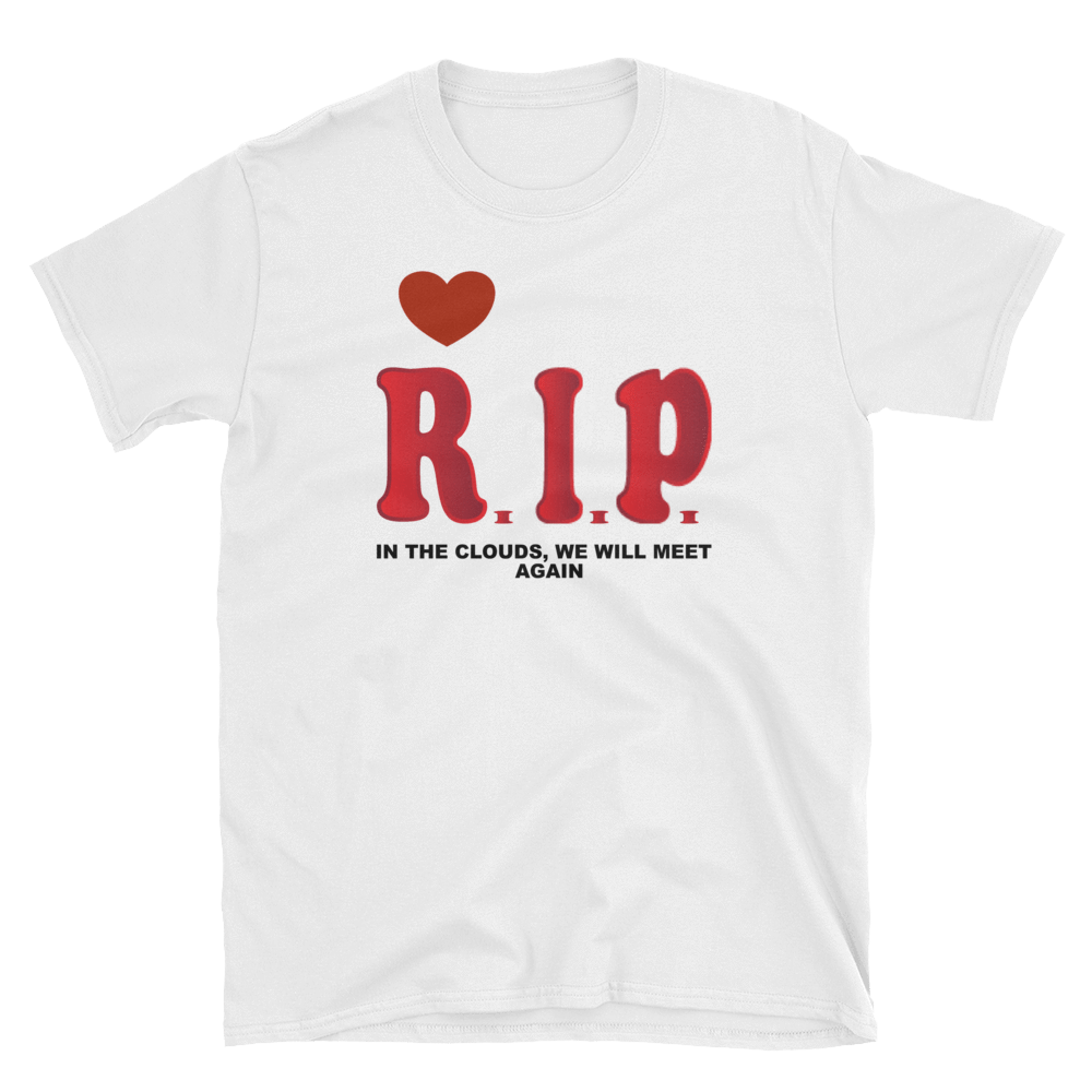 R.I.P  IN THE CLOUDS, WE WILL MEET AGAIN - HILLTOP TEE SHIRTS