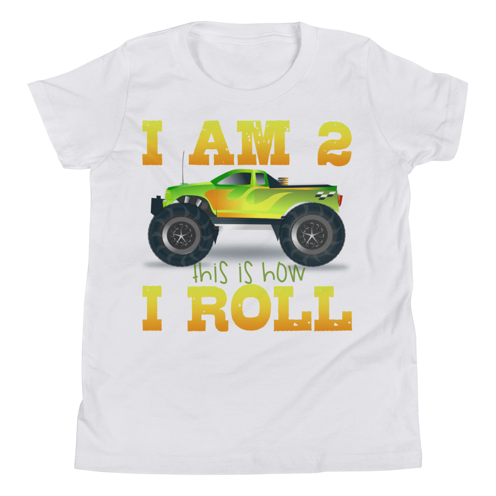 Youth Short Sleeve T-Shirt I AM 2 THIS IS HOW I ROLL - HILLTOP TEE SHIRTS