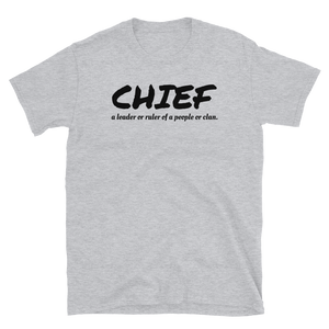 CHIEF a leader or ruler of a people or clan