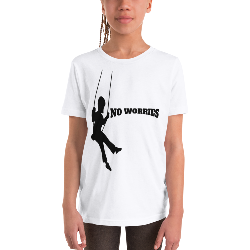 Youth Short Sleeve T-Shirt no worries - HILLTOP TEE SHIRTS