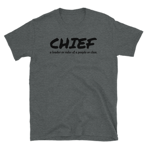 CHIEF a leader or ruler of a people or clan