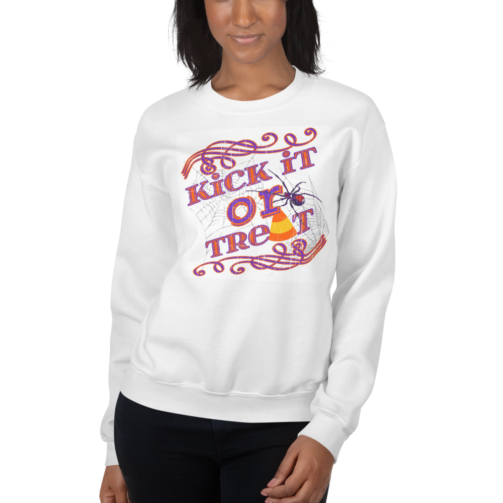 Sweatshirt KICK IT OR TREAT - HILLTOP TEE SHIRTS