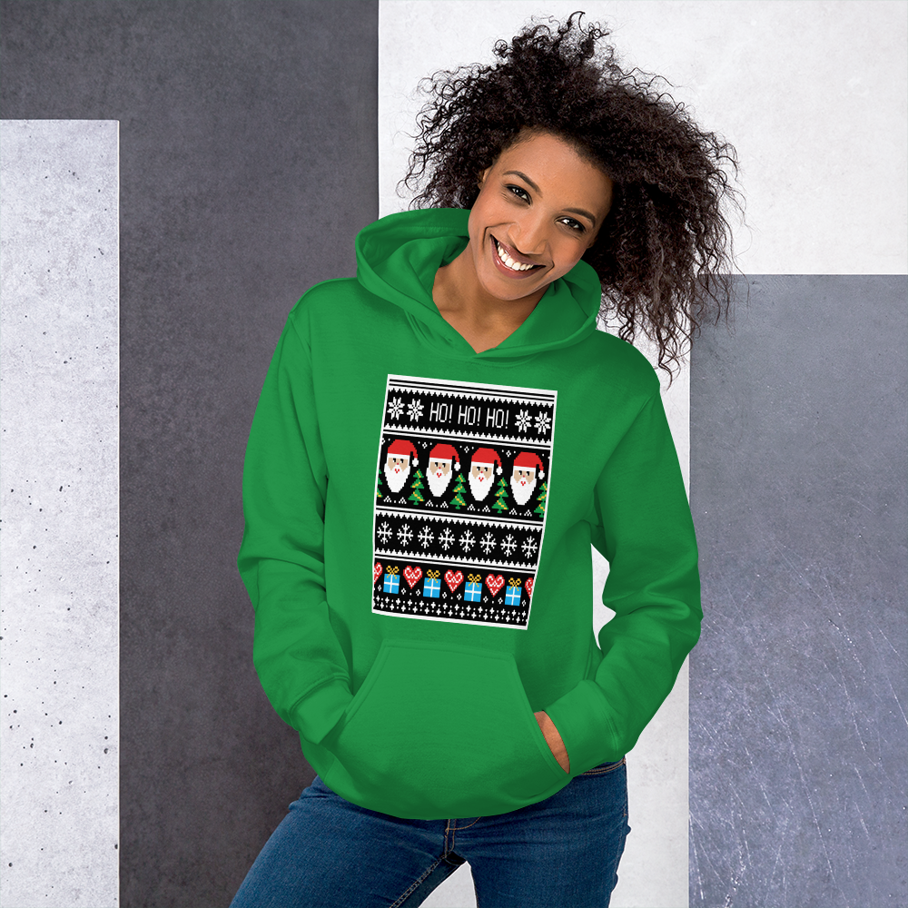 Hoodie HO! HO! HO! - HILLTOP TEE SHIRTS