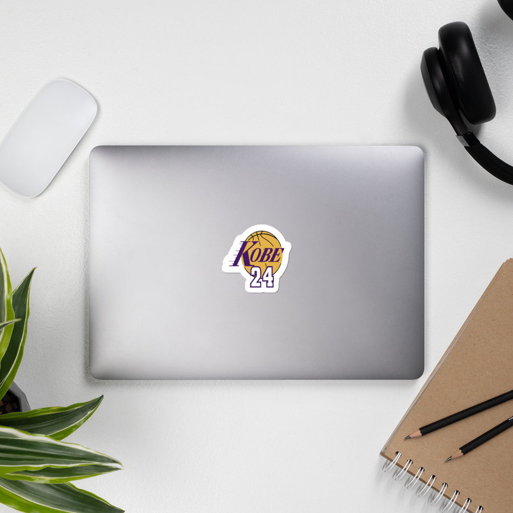Bubble-free stickers LAKERS 24 - HILLTOP TEE SHIRTS