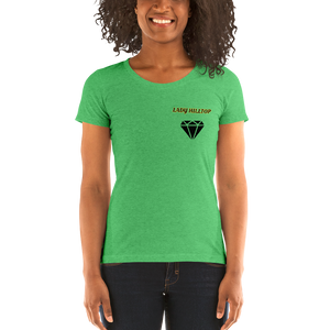 Ladies' short sleeve t-shirt LADY HILLTOP MY GOAL IS TO MAKE IT TO THE TOP