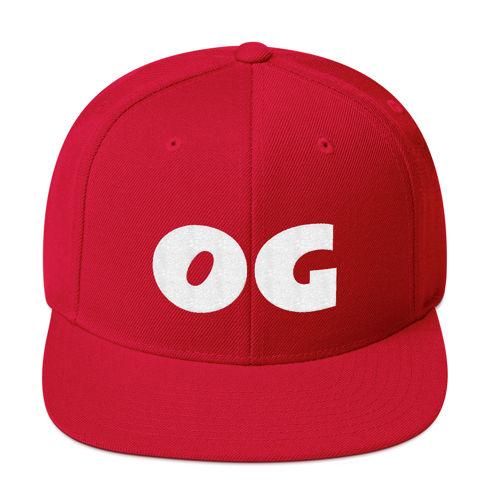 Snapback Hat OG - HILLTOP TEE SHIRTS