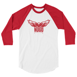 3/4 sleeve raglan shirt NOGO