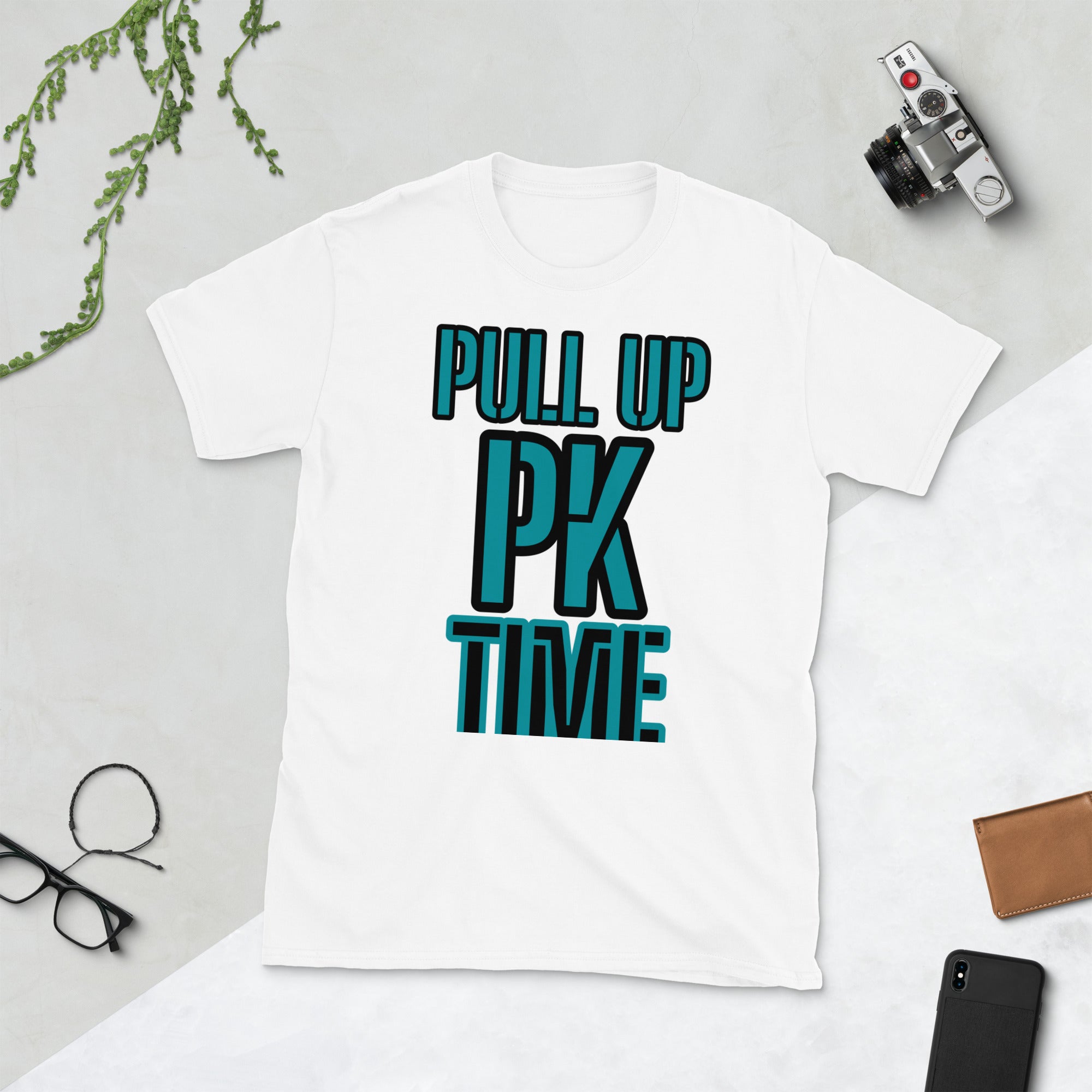 Short-Sleeve Unisex T-Shirt PULL UP PK TIME