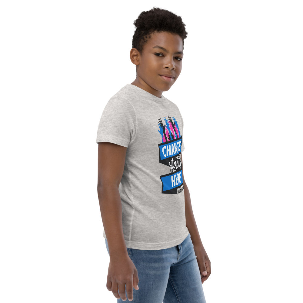 Youth CHANGE STARTS HERE HILLTOP TEE SHIRTS